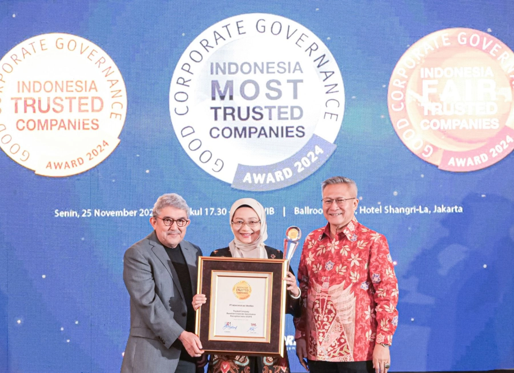 AdMedika Raih Penghargaan Trusted Company dalam Ajang CGPI Awards 2024